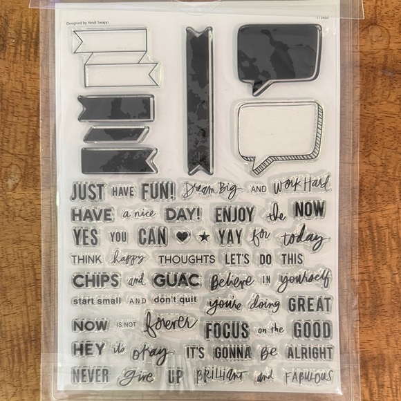Heidi Swapp Stamp Society Stamp Set - Picture 1 of 1